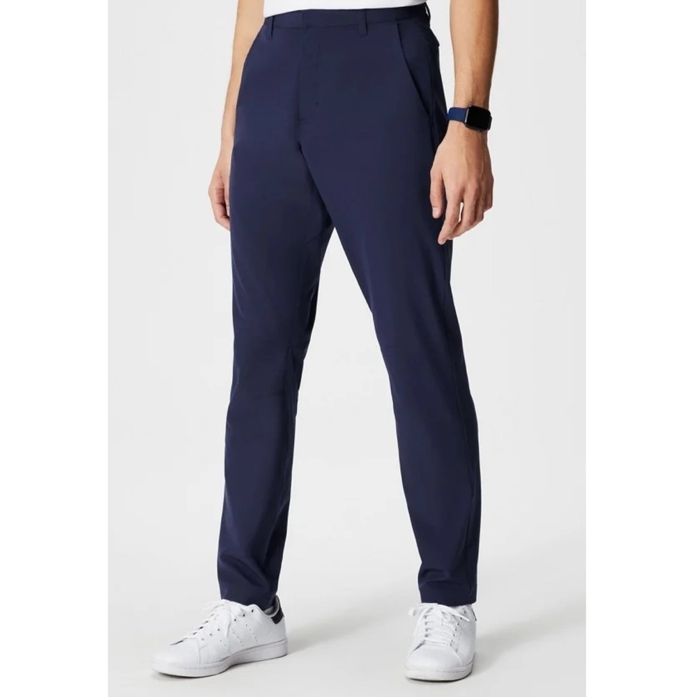 Fabletics 32 x 30 The Only Pant Classic Fit Water Repellent Deep Navy